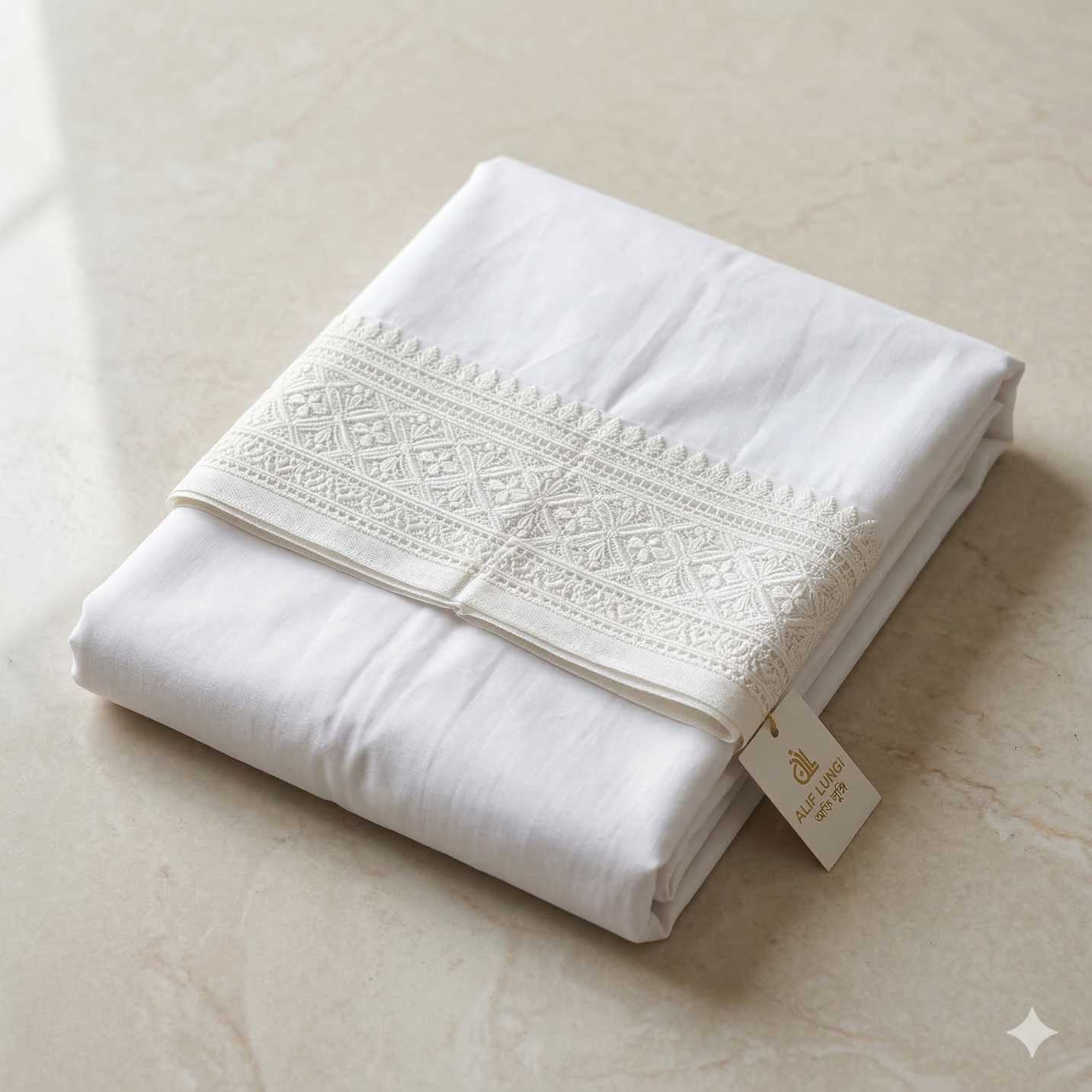 Alif Heritage White – Classic Lace