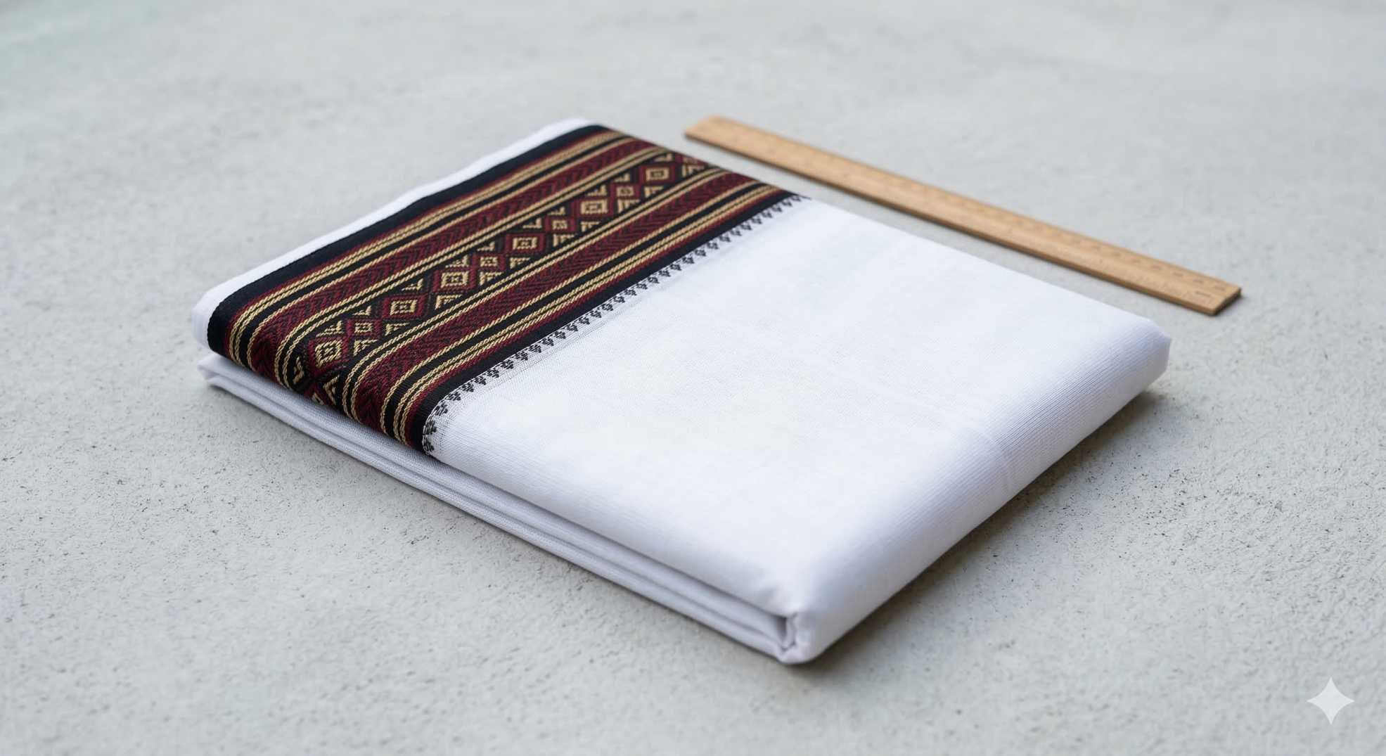 Alif Heritage White – Elegant Border