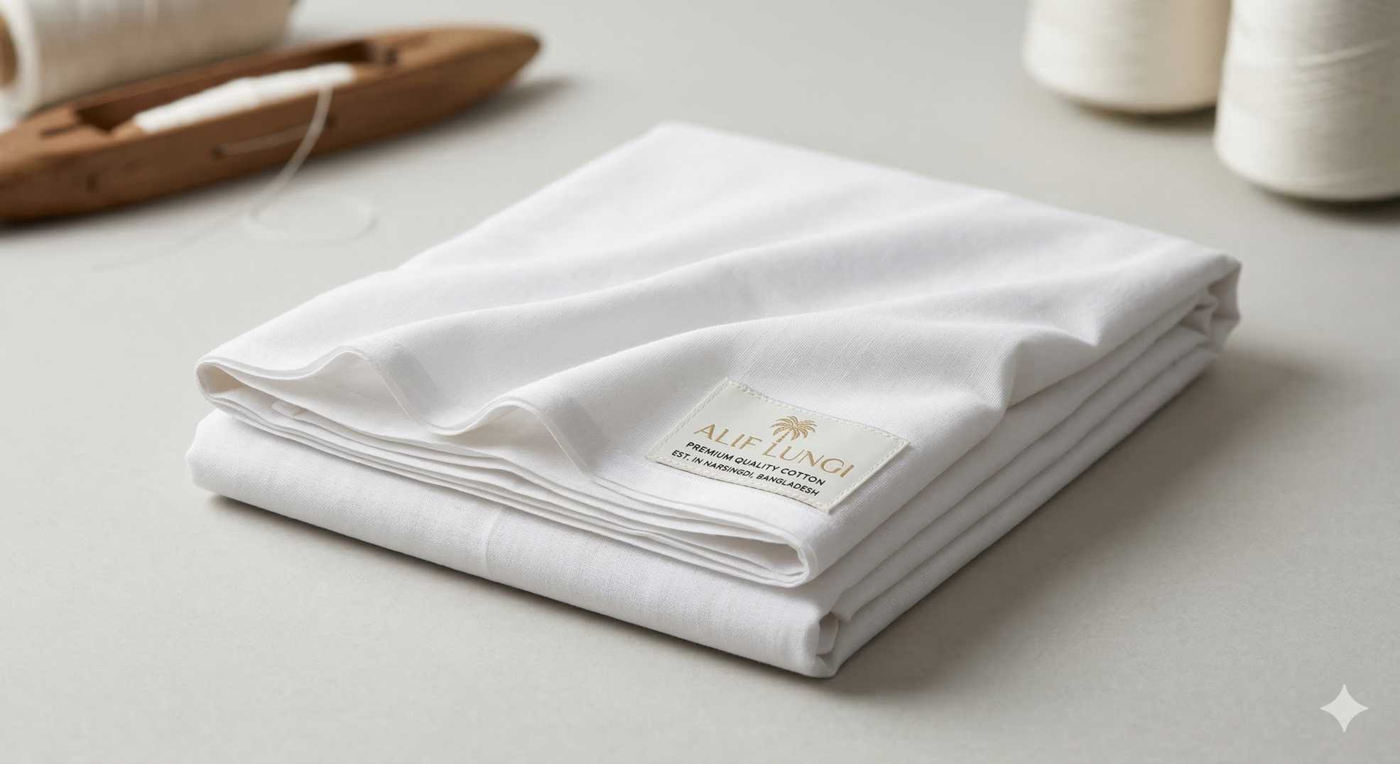 Alif Premium White – Soft Cotton