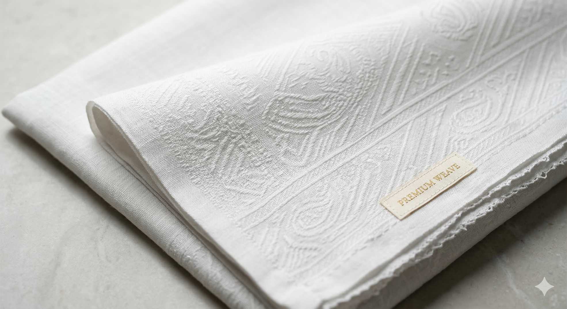 Alif Premium White – Fine Weave